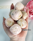 Pink Rhodochrosite Crystal Natural Gemstone Tumbled Stone | Multiple Sizes - Jumbo Size