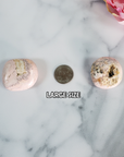 Pink Rhodochrosite Crystal Natural Gemstone Tumbled Stone | Multiple Sizes - Large Size