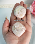 Pink Rhodochrosite Crystal Natural Gemstone Tumbled Stone | Multiple Sizes - Large Size
