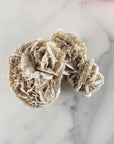 Unique Desert Rose Selenite Crystal Cluster Heat Treated Rough Mineral Formation | Posy - 1
