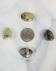 Prehnite Epidote Crystal Natural Gemstone Tumbled Stone | One Stone - 4