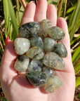 Prehnite Epidote Crystal Natural Gemstone Tumbled Stone | One Stone - 5