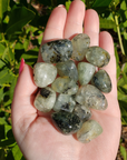 Prehnite Epidote Crystal Natural Gemstone Tumbled Stone | One Stone - 2