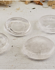 Quartz Natural Crystal Palm Stone Worry Stone Meditation Tool - 4