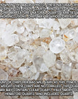 Mixed Quartz Natural Crystal Chips By the Ounce - 3