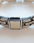 Quetzalcoatl Sterling Silver Articulated Bracelet