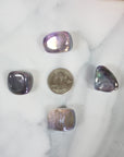 Rainbow Aura Amethyst Crystal Titanium Aura Coated Tumbled Stone | One Stone - 4