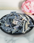 Blue Kyanite Crystal Natural Raw Rough Gemstones By the Ounce - In Bowl