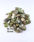 RAW Peridot Natural Rough Crystal Chips by the Ounce