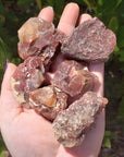 Raw Red Calcite Crystal Natural Rough Gemstone | One Stone - 4