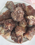 Raw Red Calcite Crystal Natural Rough Gemstone | One Stone - 5