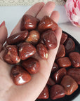 Red Jasper Crystal Natural Gemstone Tumbled Stone | One Stone - Root Chakra Stones - 2