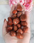 Red Jasper Stone Natural Gemstone Tumbled Crystal - Handful