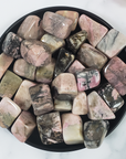 Rhodonite Crystal Natural Gemstone Tumbled Stone