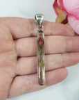 Unique Rosebud Sterling Silver Pendant | Fairytale