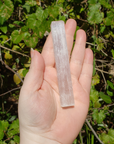 Small Rough White Selenite Crystal Stick Natural Gemstone - One 3.75 Inch Stick