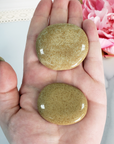 Sand Jasper Natural Crystal Palm Stone Worry Stone Meditation Tool - 1