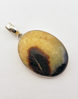 Unique Septarian Stone Natural Gemstone 925 Sterling Silver Pendant - Sansa