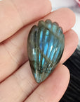 Unique 31 Carat Labradorite Cabochon Natural Gemstone Carving | Seaward - 1