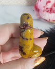 Unique Mookaite Crystal Penis Natural Gemstone Phallus | 1.9" | Sebastian - 2