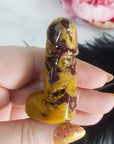 Unique Mookaite Crystal Penis Natural Gemstone Phallus | 1.9" | Sebastian - 1