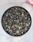 Seftonite Bloodstone Natural Gemstone Chips By the Ounce