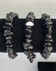 Shungite Stone Natural Crystal Chip Bead Bracelet - 4