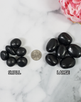 Shungite Stone Natural Crystal Tumbled Stone | One Stone | Multiple Sizes - 4