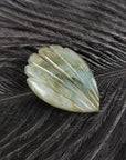 Unique 35 Carat Labradorite Cabochon Natural Gemstone Carving | Siren - 4
