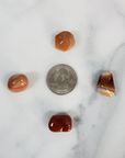 Carnelian Crystal Natural Gemstone Tumbled Stone | SMALL - 5