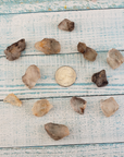 Raw Elestial Quartz Crystal Rough Gemstone - Small - SIze Comparison