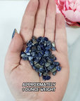 Sodalite Crystal Natural Gemstone Chips By the Ounce - 1