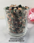 Sparkling Success Natural Crystal Confetti Chips Mix By the Ounce | Quartz Crystal, Garnet, Sunstone, & Green Aventurine - 4