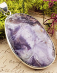 Unique Tiffany Stone Natural Gemstone 925 Sterling Silver Pendant - 3