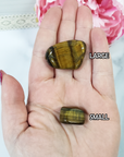 Tigers Eye Stone Natural Crystal Freeform Tumbled Stone | One Stone | Multiple Sizes - 1
