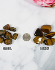 Tigers Eye Stone Natural Crystal Freeform Tumbled Stone | One Stone | Multiple Sizes - 4
