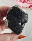 Unique Large Raw Black Tourmaline Crystal Natural Rough Gemstone | Triad