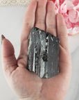 Unique Large Raw Black Tourmaline Crystal Natural Rough Gemstone | Terra 3