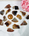 Natural Agate Slice Natural Stone Slab Gemstone Slice | SMALL