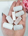 White Selenite Crystal Natural Gemstone Semi-Tumbled Stone - 1