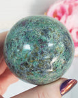 Unique Ruby Kyanite Fuchsite Crystal Sphere Natural Gemstone Orb | Xerxes - 2