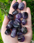 Deep Purple Amethyst Crystal Natural Gemstone Tumbled Stone | High Quality - 1