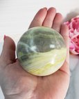 Unique Infinite Serpentine Crystal Sphere Natural Gemstone Orb | 60mm | Affinity - 4