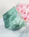 Unique Blue-Green Fluorite Crystal Cube Natural Gemstone | Animus - 7