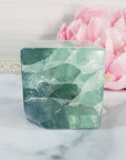 Unique Blue-Green Fluorite Crystal Cube Natural Gemstone | Animus