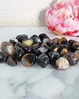 Black Sardonyx Stone Natural Crystal Tumbled Stone - 8