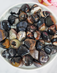 Black Sardonyx Stone Natural Crystal Tumbled Stone - 2