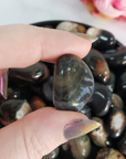 Black Sardonyx Stone Natural Crystal Tumbled Stone - 4