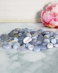 Blue Lace Agate Crystal Natural Gemstone Tumbled Stone | Multiple Sizes - 1