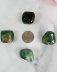 Green Bowenite Antigorite Natural Gemstone Tumbled Stone - 3